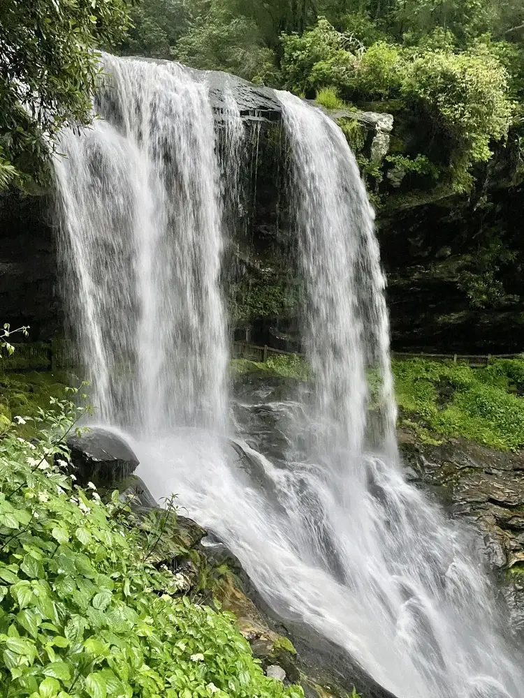 Dry Falls near Highlands, North Carolina.
